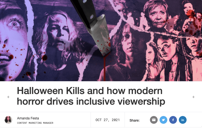 Halloween Kills and how modern horror drives inclusive&nbsp;viewership